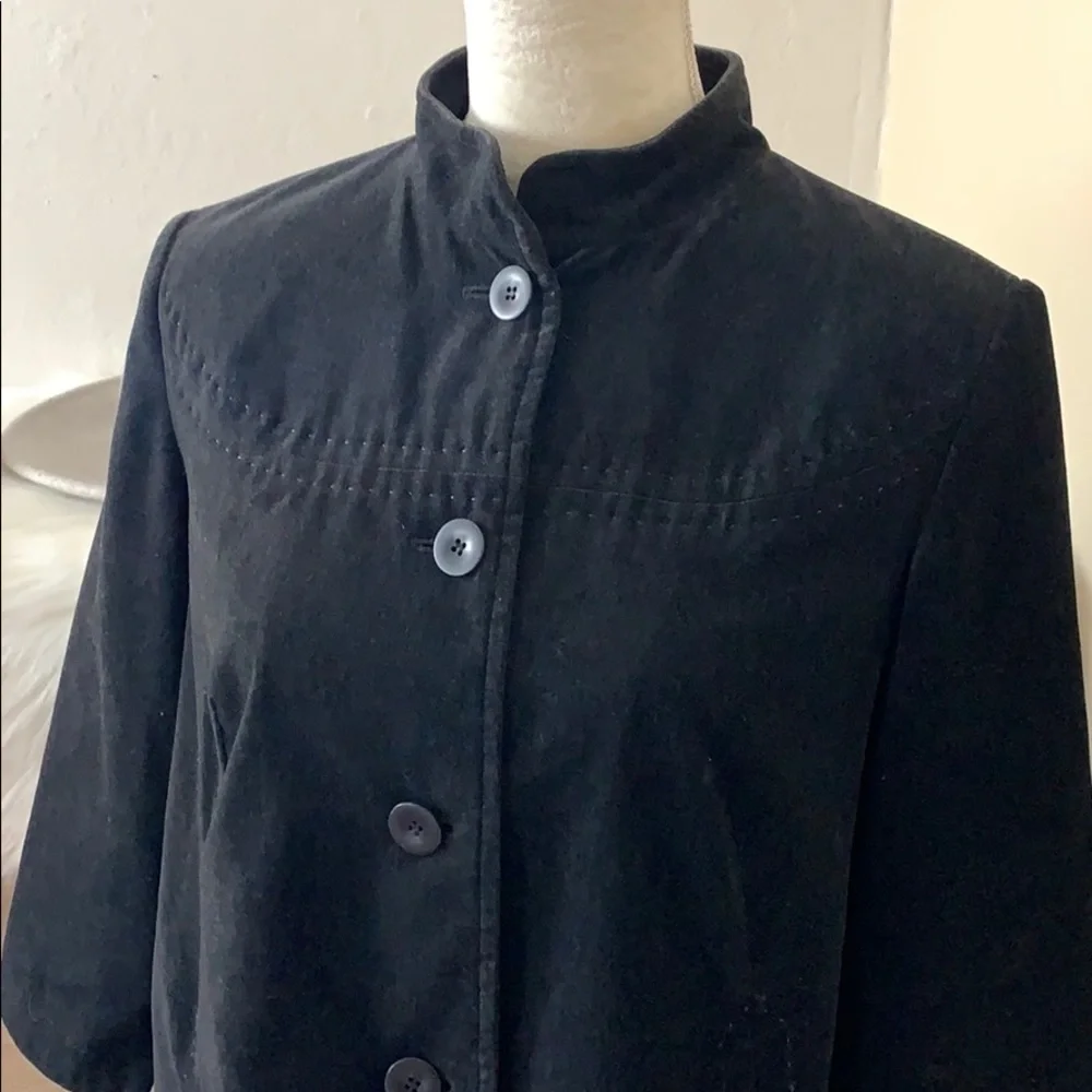j.jill • faux suede button front jacket